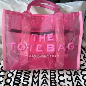 Marc Jacobs Pink Mesh Tote
